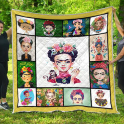 Frida Kahlo 2 Quilt Blanket Quilt H23