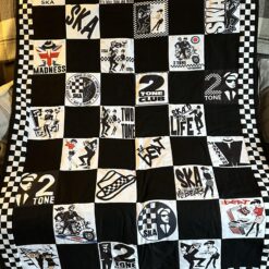 2 Tone SKA Quilt Lover Blanket Quilt VH22