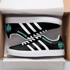 Bici Bianchi Black Skate Stan Smith New Shoes D22