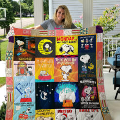 Snoopy Quilt Blanket Quilt D22