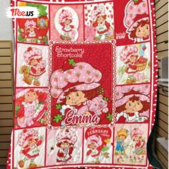 Strawberry Shortcake Lover Blanket Quilt D22