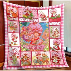 Strawberry Shortcake Blanket Quilt D22