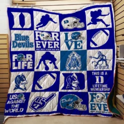 Duke Blue Devils 2 Quilt Blanket D22