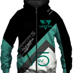 Sebastian Vettel Hoodie Zip Hoodie 3D 2 VH22