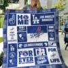 Los Angeles Dodgers Blanket Quilt 2 D22