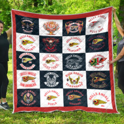 Hells Angels Quilt Blanket D22