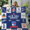 New York Rangers Quilt Blanket 1 D22