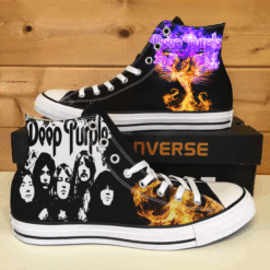 Deep Purple High Top Shoes 1 VH22