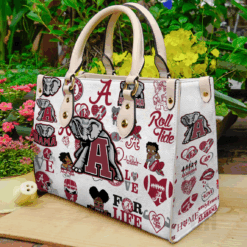 Alabama Crimson Tide Leather HandBag H23