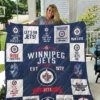 Winnipeg Jets 3 Quilt Blanket Quilt VH22
