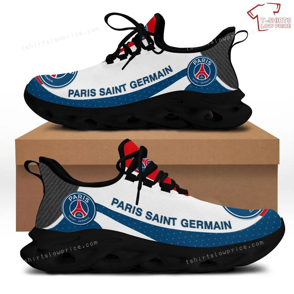 Paris Saint-Germain FC White Blue Max Soul Shoes Running Sneakers psg2