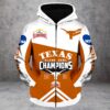 Texas Longhorns Zip Hoodie 3d D22