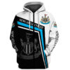 Newcastle United Zip Hoodie 3d D22