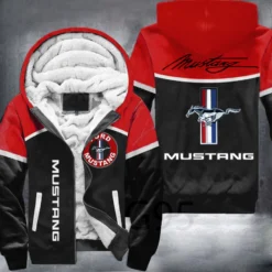 Ford Mustang Car C Fleece Jacket D22