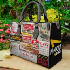 In-n-Out Leather Handbag 6a D22
