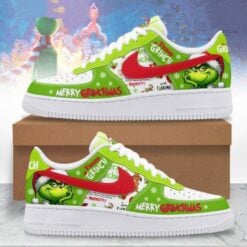 Grinch Christmas Air Force Shoes D22
