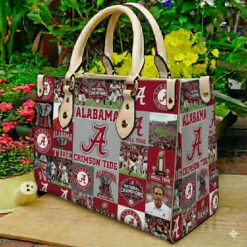 Alabama Crimson Tide Leather Hand Bag 1 VH22