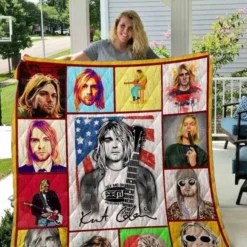 Kurt Cobain Blanket Quilt 1 VH22