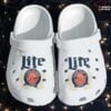 Miller Lite White Lover Crocs D22