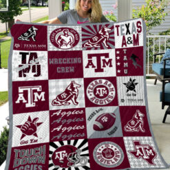 Texas A&M Aggies Blanket Quilt D22
