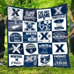 Xavier University Blanket Quilt D22
