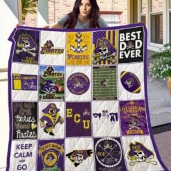 East Carolina Pirates 1 Blanket Quilt D22