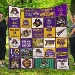 East Carolina Pirates 2 Blanket Quilt D22