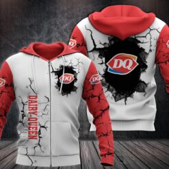 Dairy Queen Zip Hoodie 3d D22