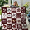Texas A&M Aggies Lover Blanket Quilt D22