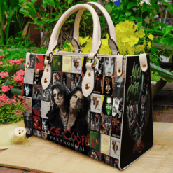 Alice Cooper001 Leather Handbag