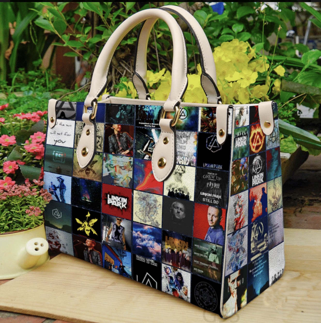 Linkin Park 2 Leather Handbag 1 Linkin Park 2 Leather Handbag