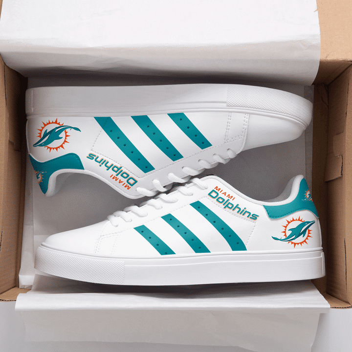 Miami Dolphins Stan Smith Shoes 1 Miami Dolphins Stan Smith Shoes