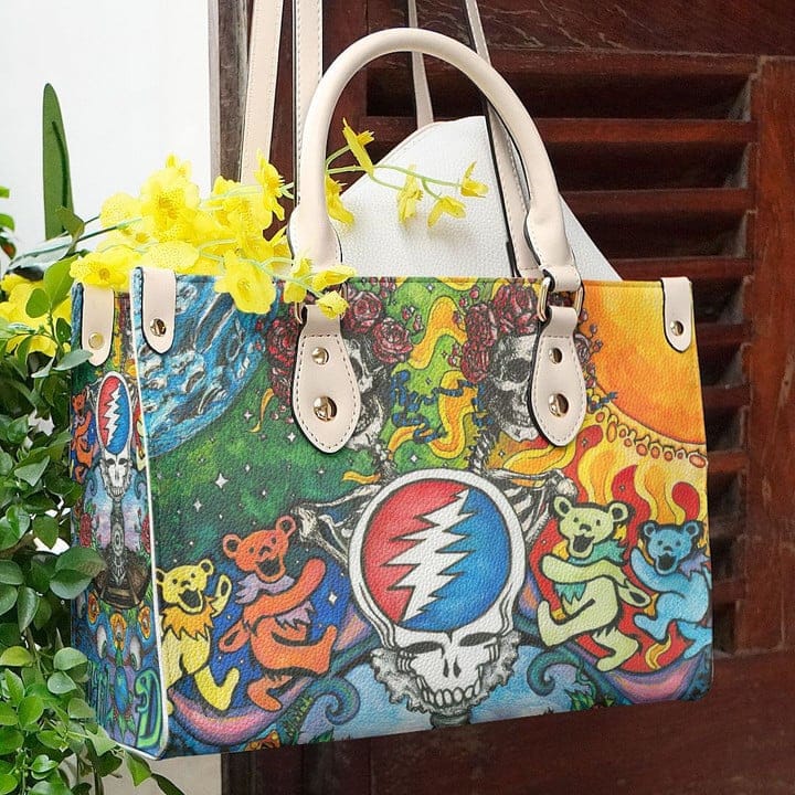 Grateful Dead A1 Leather Handbag 1 Grateful Dead A1 Leather Handbag