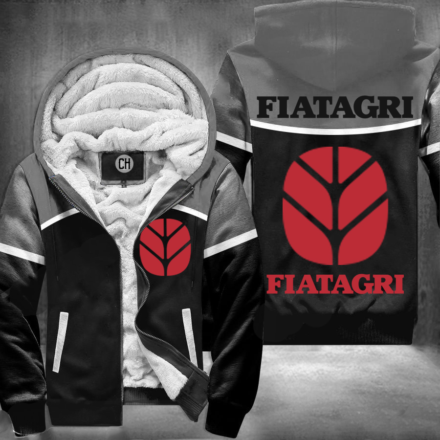 Fiat Agri Gray Fleece Jacket 1 Fiat Agri Gray Fleece Jacket