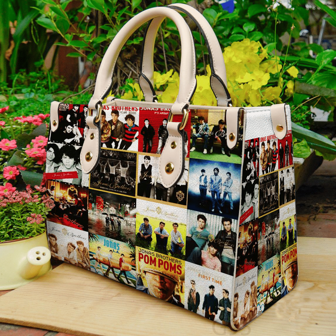 Jonas Brothers Leather Handbag 1 Jonas Brothers Leather Handbag