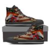 Semi Truck Black Driver High Top Shoes