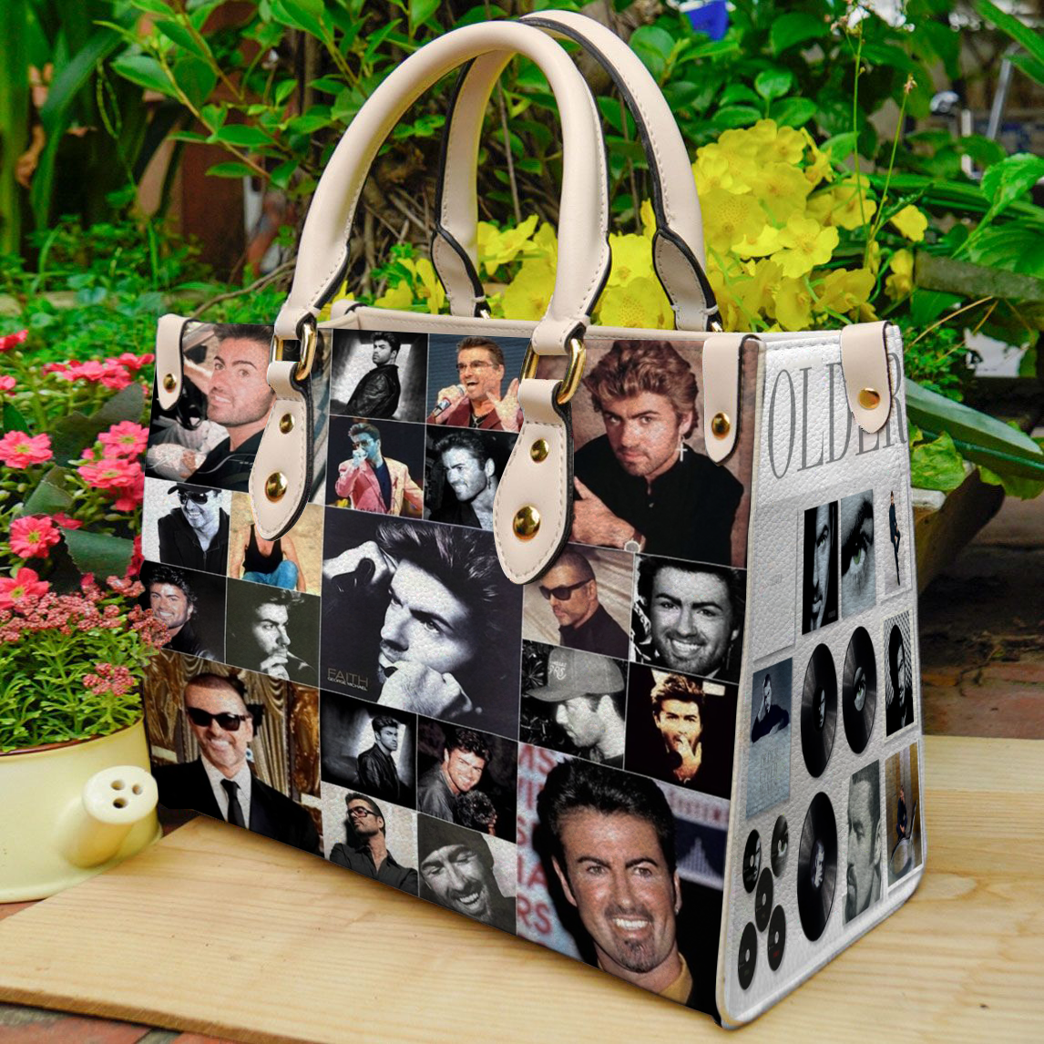 George Michael 1 Leather Handbag 1 George Michael 1 Leather Handbag
