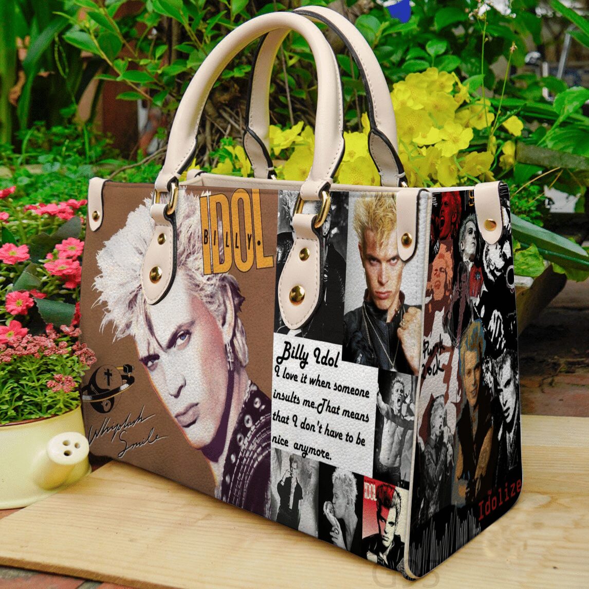 Billy Idol Leather Handbag 1 Billy Idol Leather Handbag