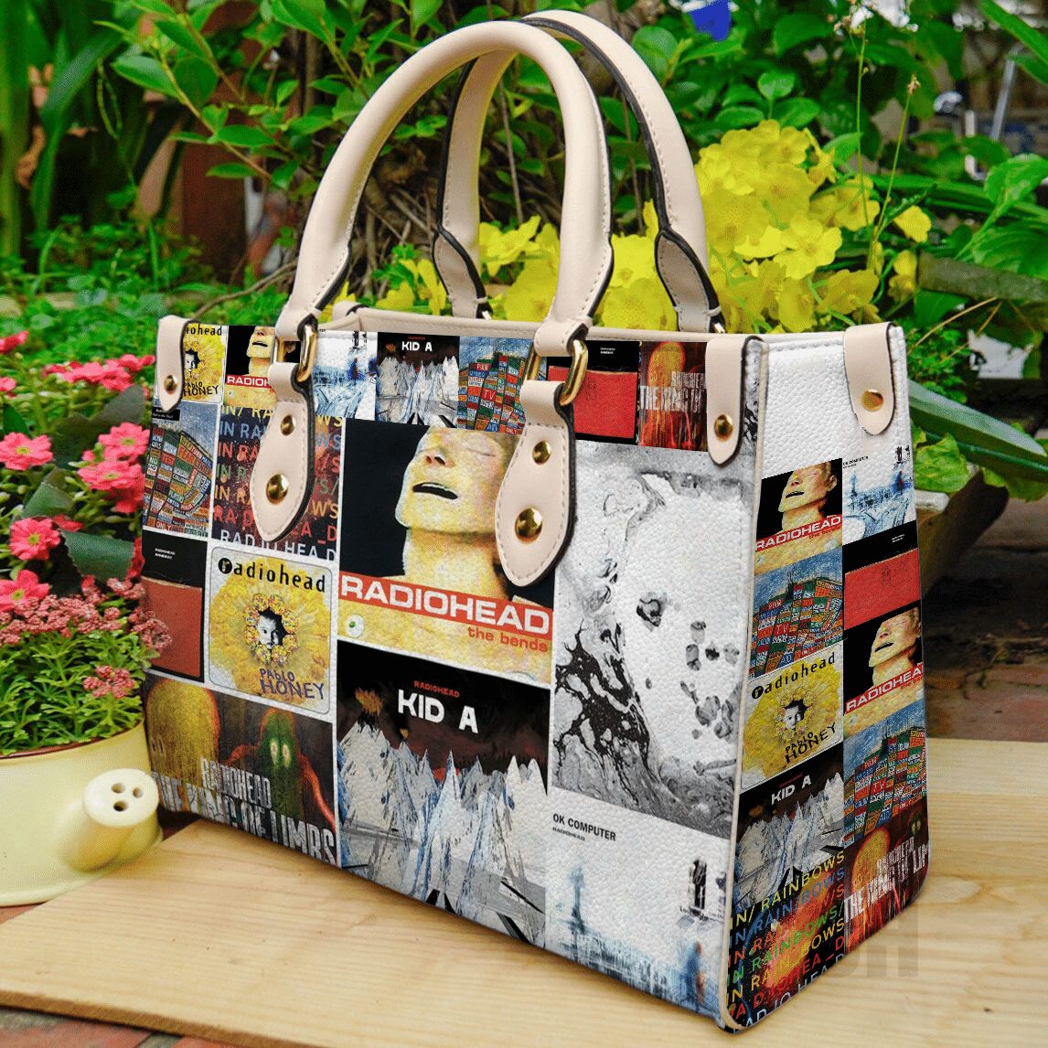 Radiohead Leather Handbag 1 Radiohead Leather Handbag