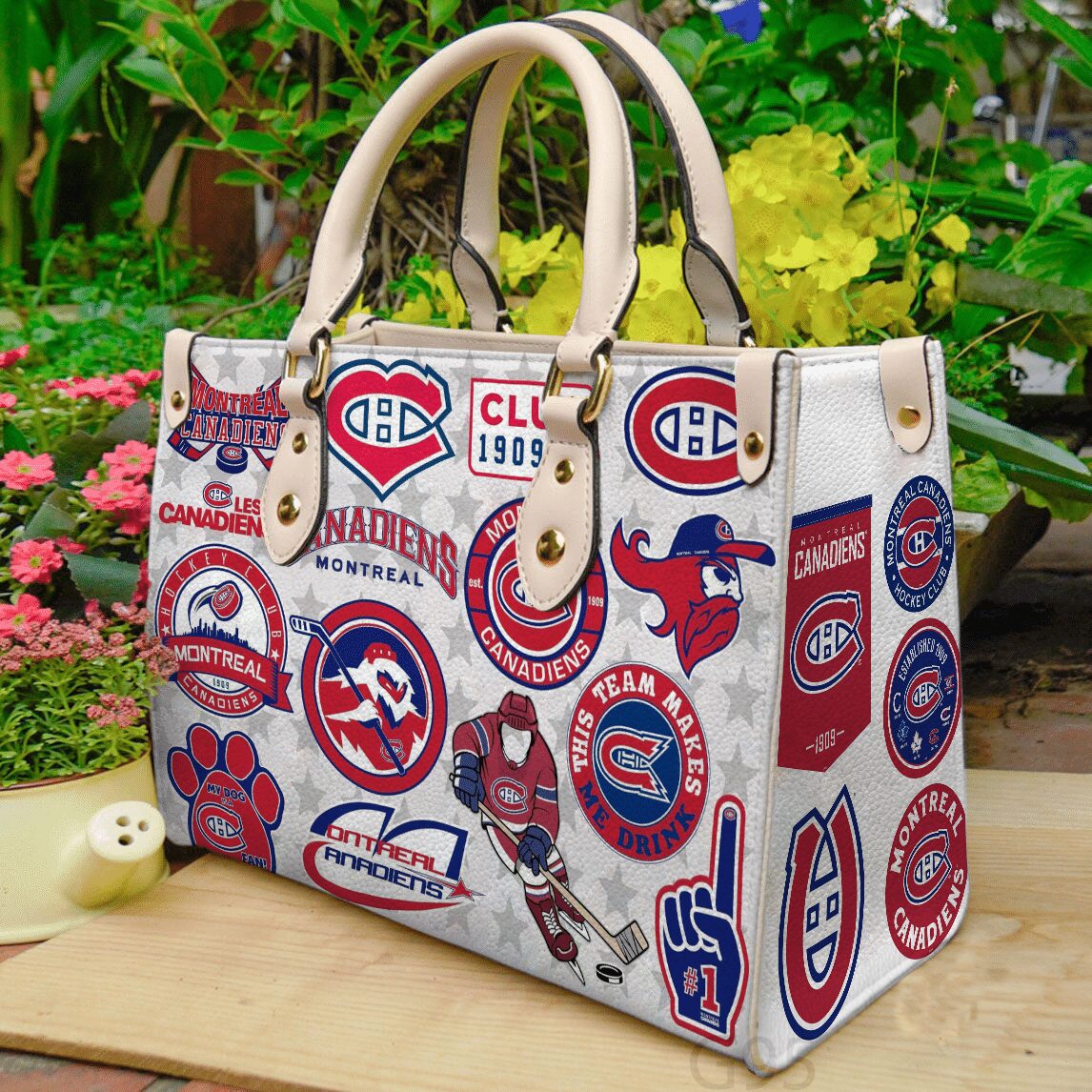Montreal Canadiens G00 Leather Handbag 1 Montreal Canadiens G00 Leather Handbag