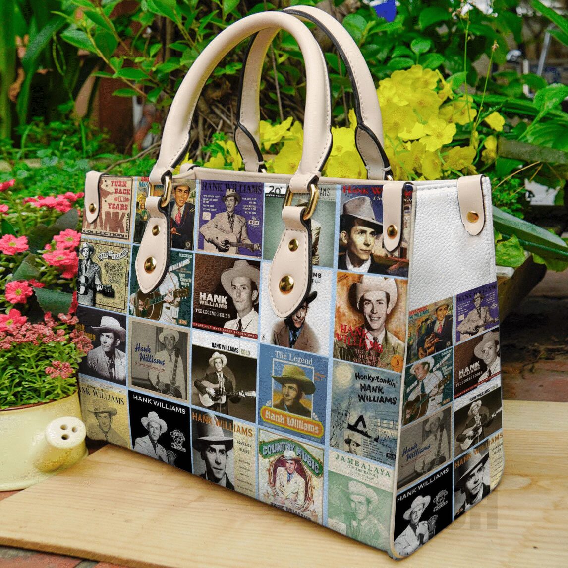 Hank Williams Leather Handbag 1 Hank Williams Leather Handbag