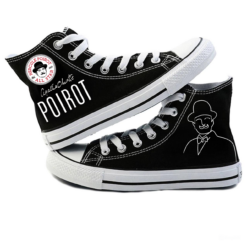 Hercule Poirot High Top Shoes