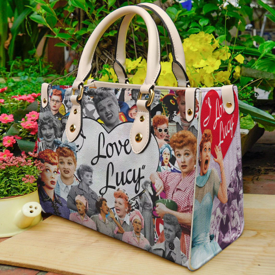 I Love Lucy Leather Handbag 1 I Love Lucy Leather Handbag