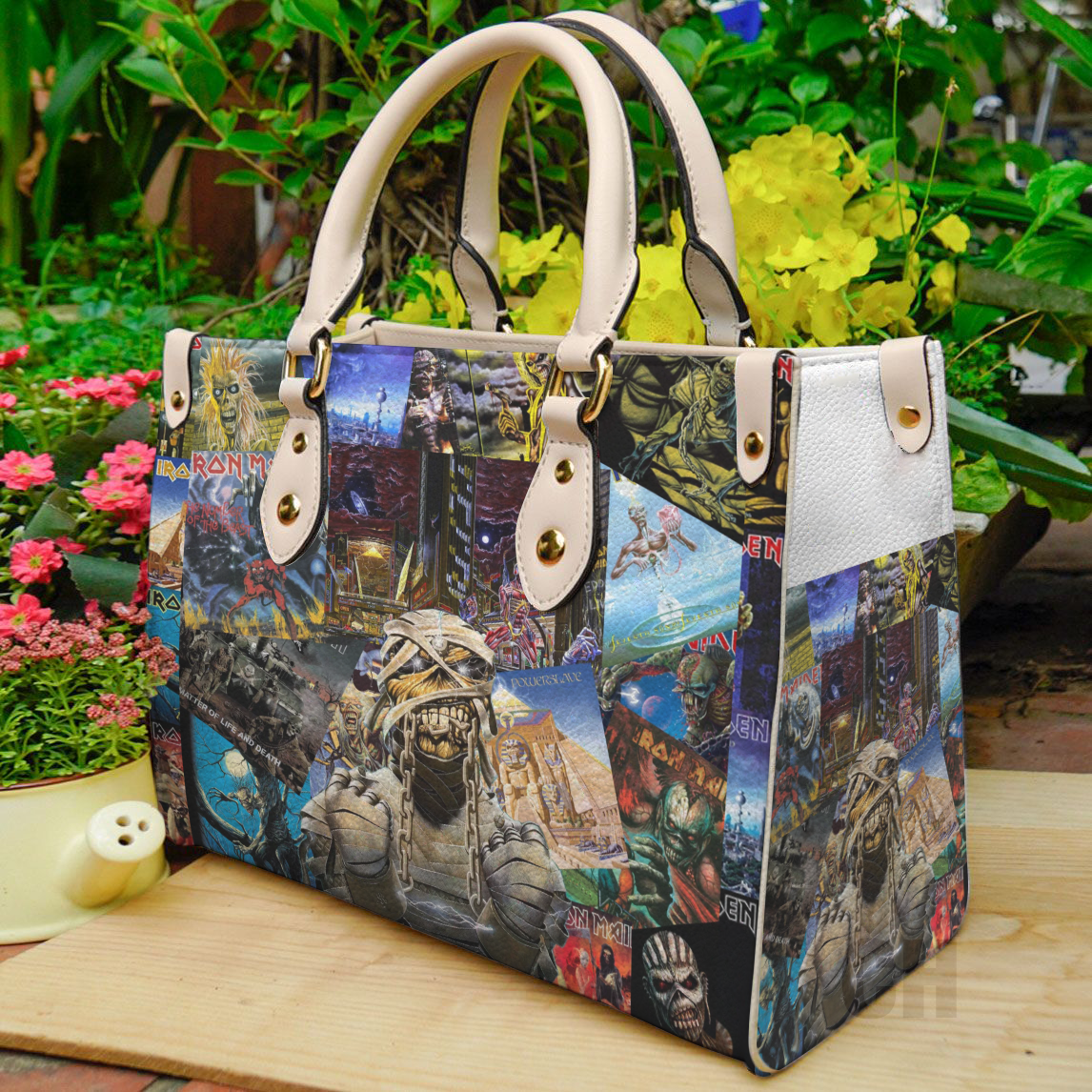 Iron Maiden Leather Handbag 1 Iron Maiden Leather Handbag