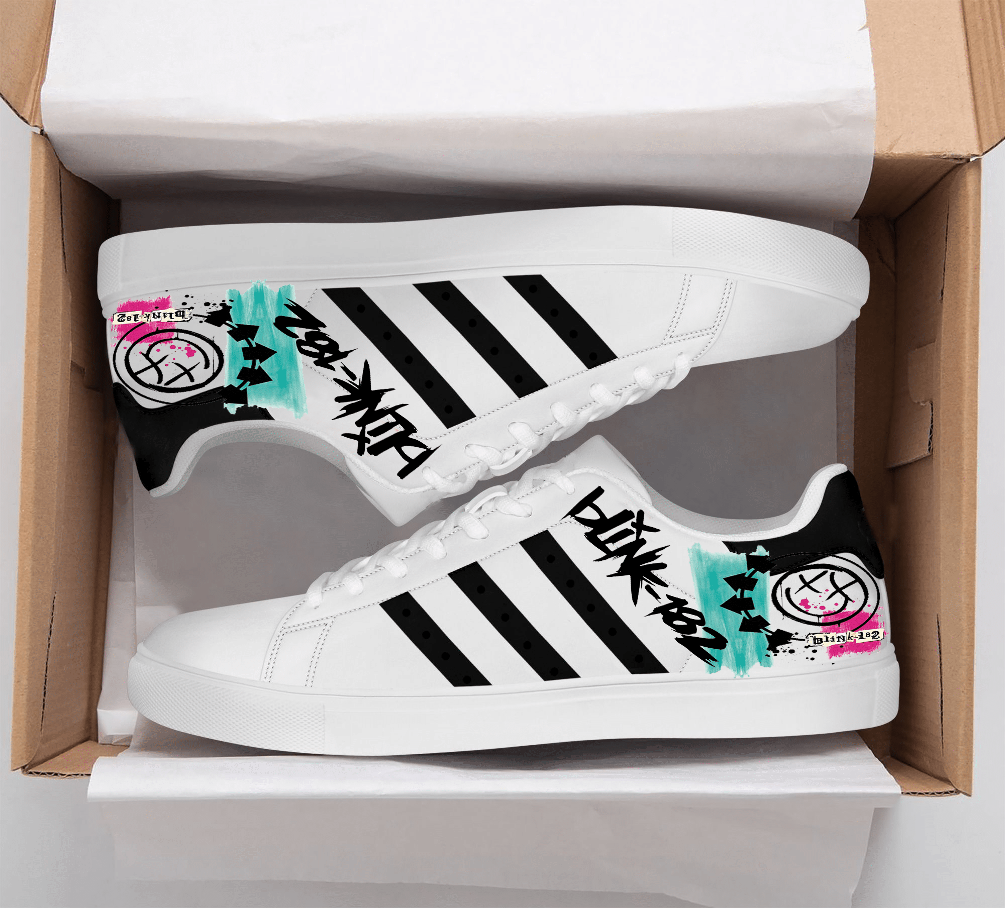 Blink-182 Stan Smith Shoes 1 Blink-182 Stan Smith Shoes