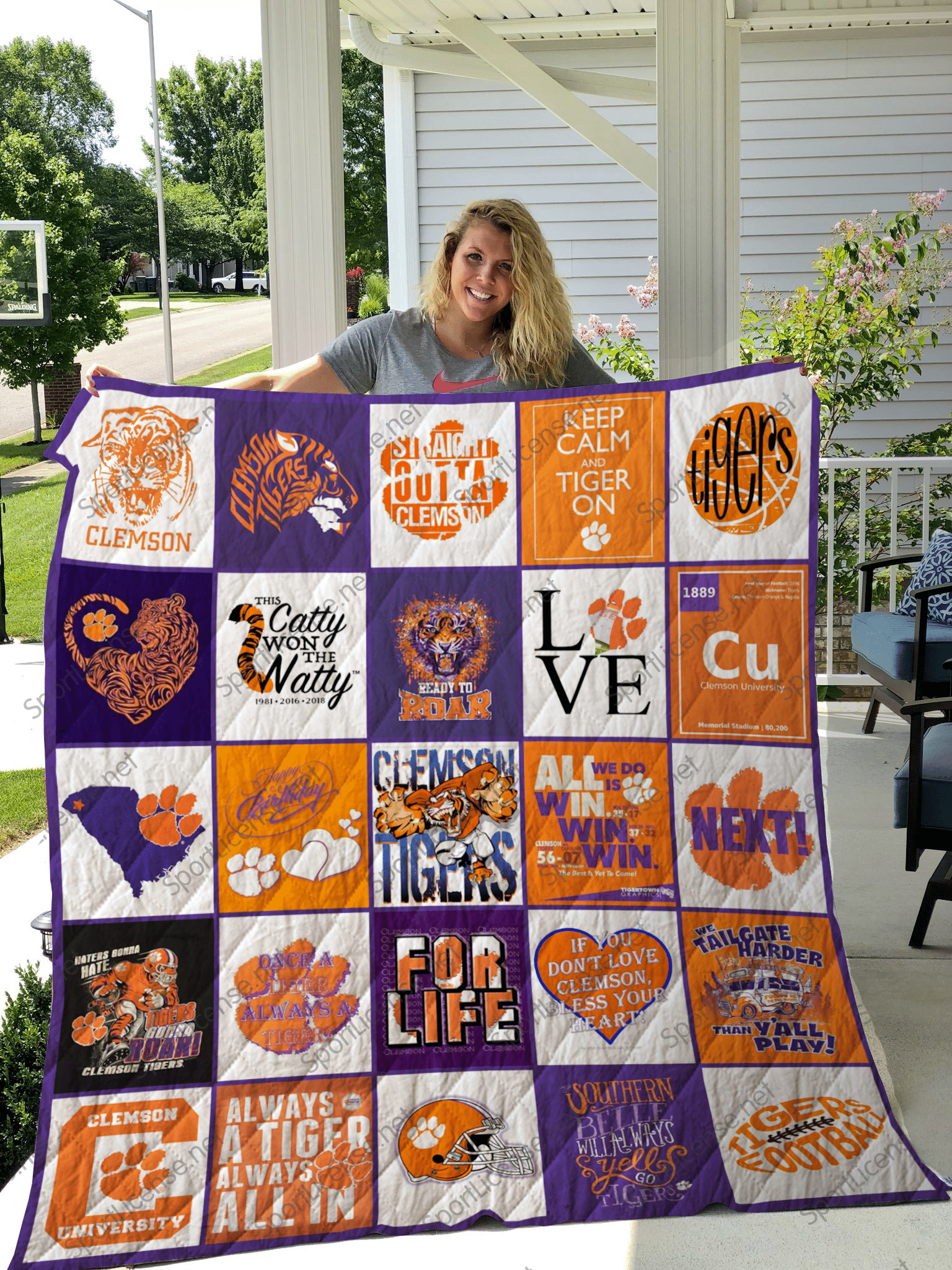 The Ultimate Clemson Tiger 2 Blanket 1 The Ultimate Clemson Tiger 2 Blanket