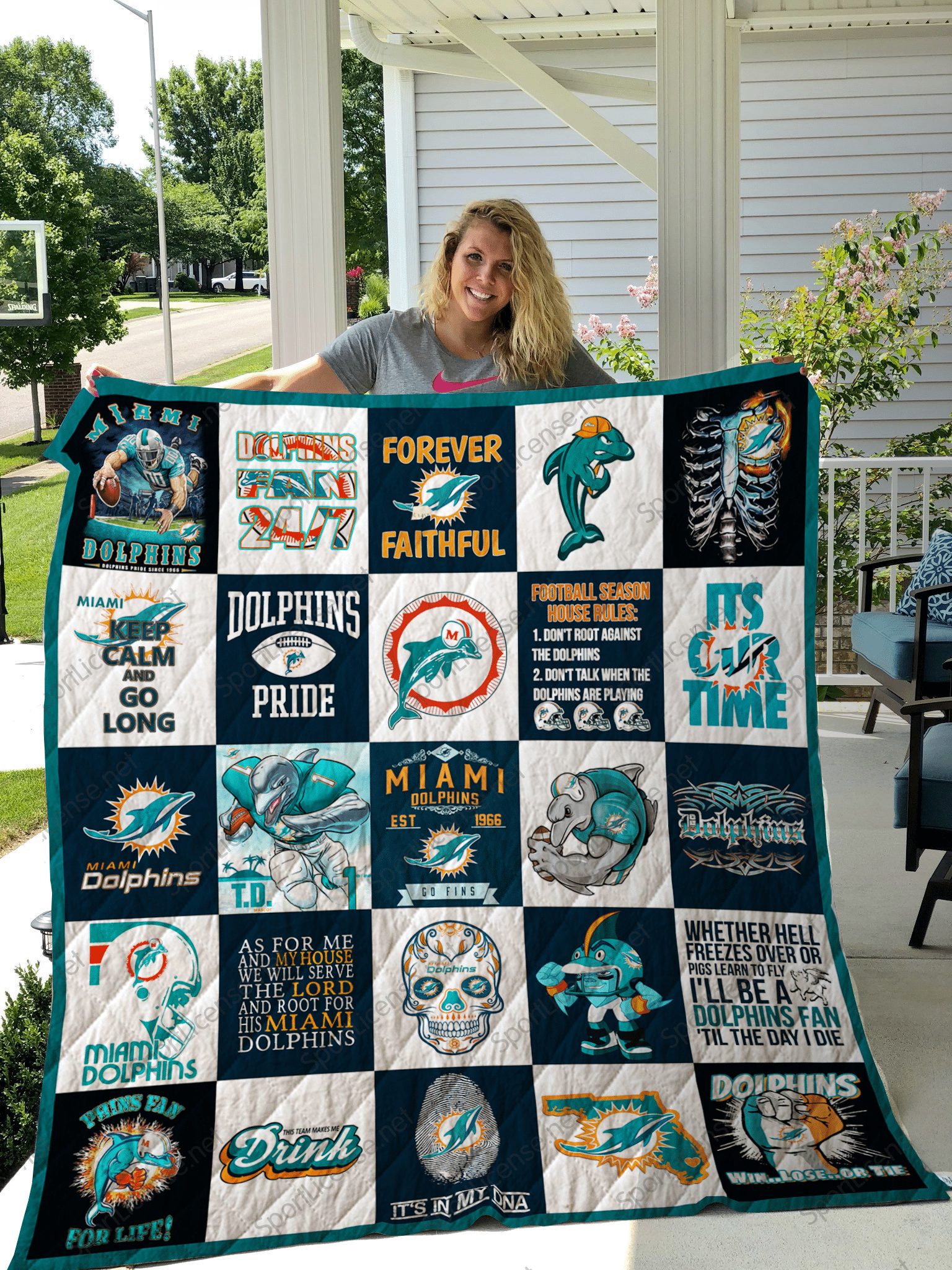 Miami Dolphins Lover Blanket 1 Miami Dolphins Lover Blanket