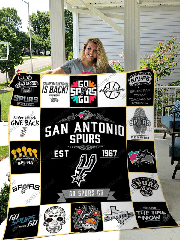 San Antonio Spurs Blanket 1 San Antonio Spurs Blanket