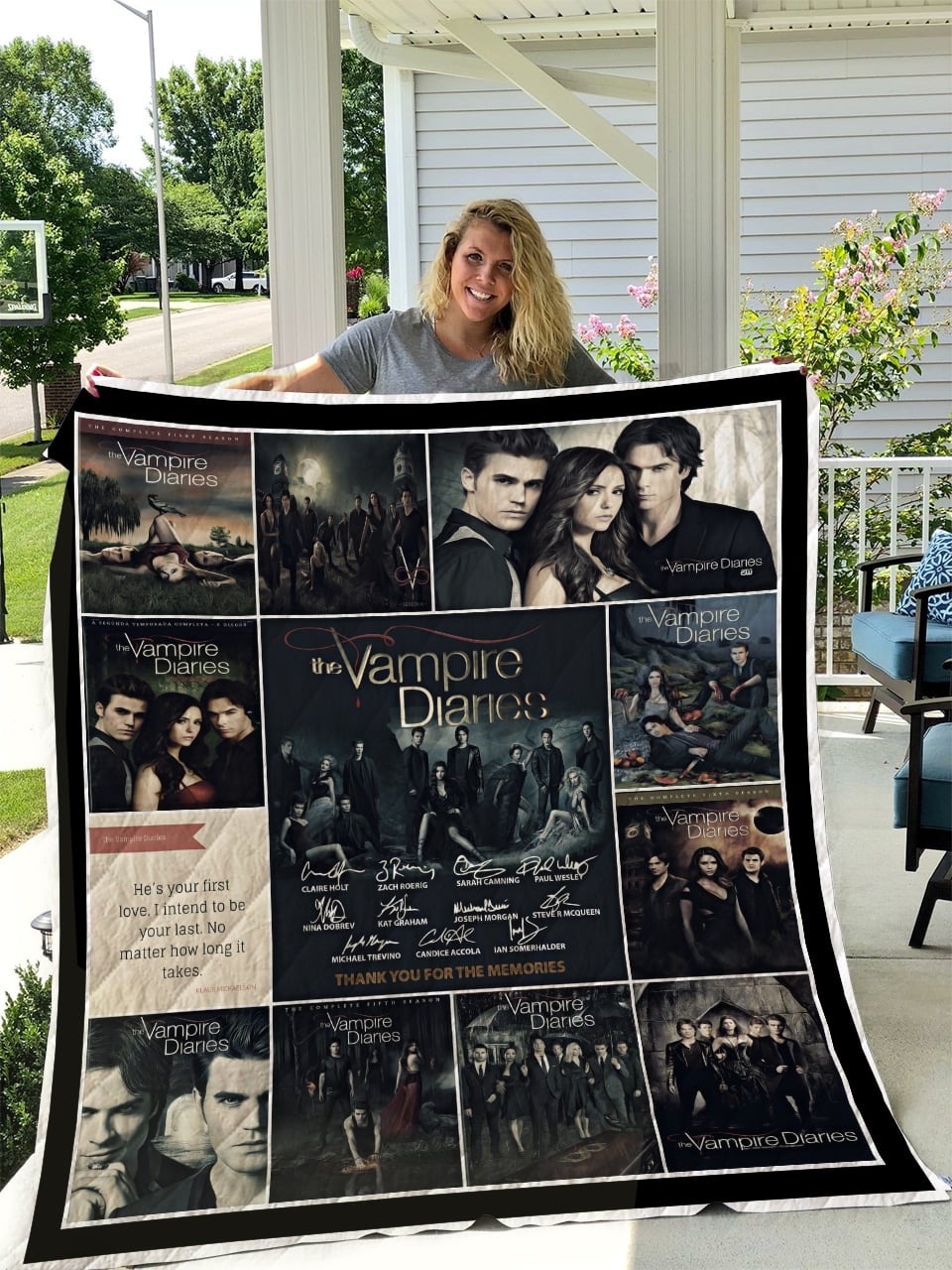 The Vampire Diaries Lover Blanket 1 The Vampire Diaries Lover Blanket