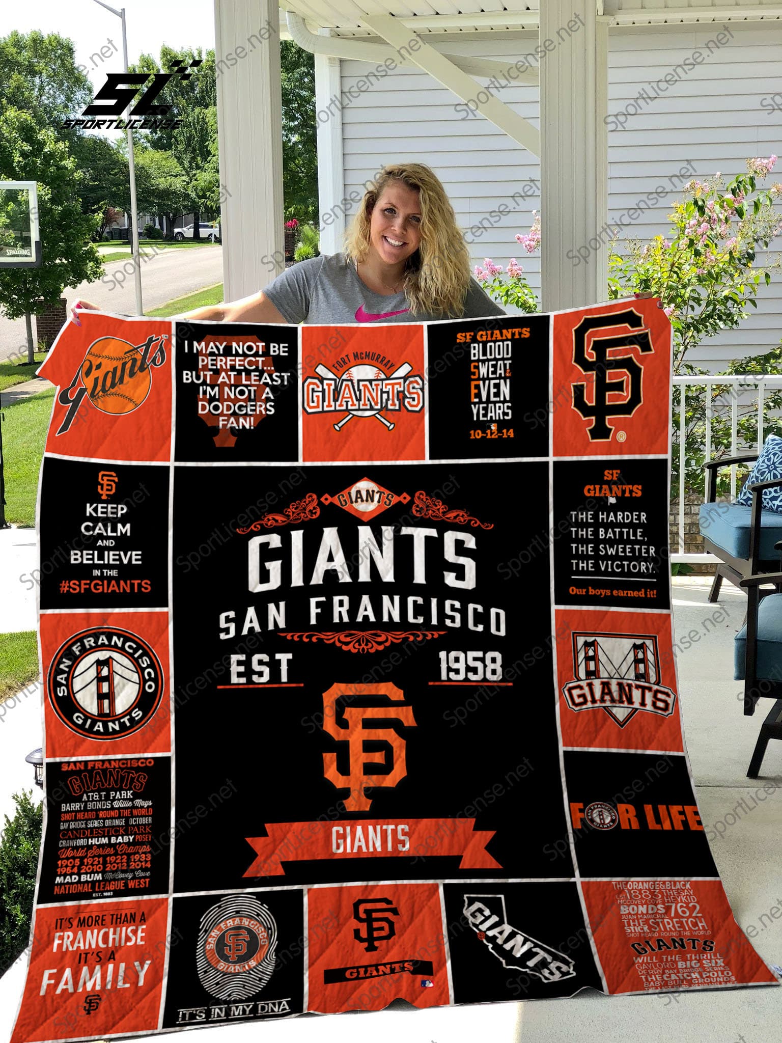 San Francisco Giants 3 Blanket 1 San Francisco Giants 3 Blanket